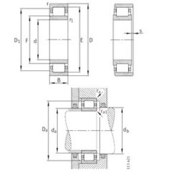 Original SKF Cylindrical Roller Bearings NU1088-M1 FAG