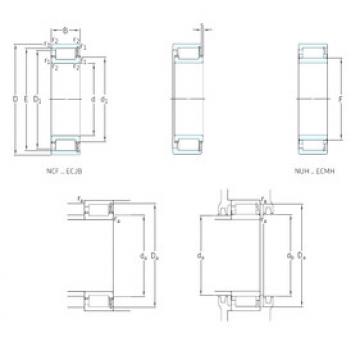 Original SKF Cylindrical Roller Bearings NUH2248ECMH SKF