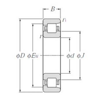 Original SKF Cylindrical Roller Bearings NF332 NTN