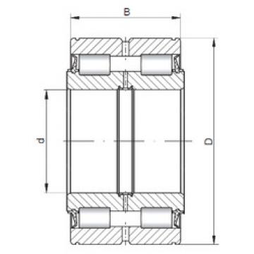 Original SKF Cylindrical Roller Bearings NNF5019 V ISO