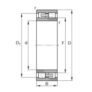 Original SKF Cylindrical Roller Bearings NNU4136-M FAG