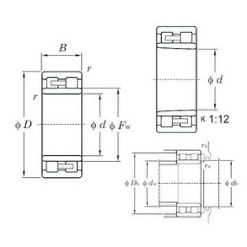 Original SKF Cylindrical Roller Bearings NNU4921 KOYO