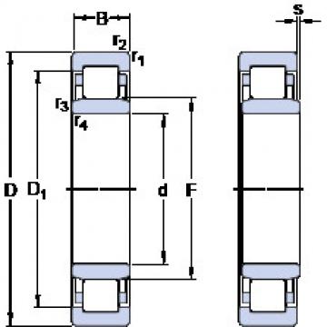 Original SKF Cylindrical Roller Bearings NU 1013 ECP/C3VL0241 SKF