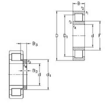 Original SKF Cylindrical Roller Bearings NU1060-MA6+HJ1060 NKE