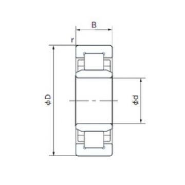 Original SKF Cylindrical Roller Bearings NU314T NACHI