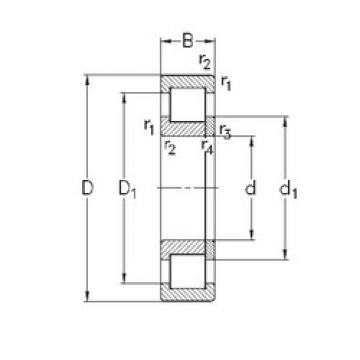 Original SKF Cylindrical Roller Bearings NUP203-E-TVP3 NKE