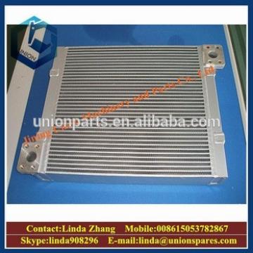 Factory price E320-1 E320C E320D excavator heat sink hydraulic aluminum oil cooler radiator in high working temprature