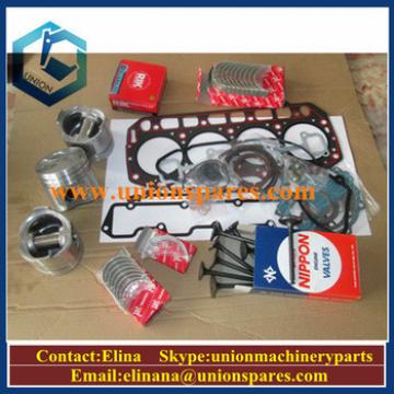 excavator PC100-3 4D95L engine parts engine block cover crankshaft connecting rod piston liner