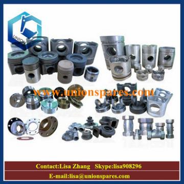 Various excavator S6D105 S6D170 diesel engine parts piston cylinder head gasket camshaft turbo kit ring