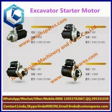 High quality For for komatsu 6D125 excavator starter motor engine PC400-6 PC300-3 6D125 electric starter motor