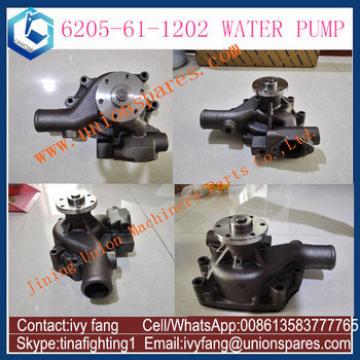 High Quality Excavator PC130-7 PC60-7 Water Pump 6205-61-1202