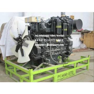 ON SALE! Original&amp;replacement SAA6D125E-3 complete engine assy and parts used for Komatsu pc400-7, pc450-7 6D125 complete engine