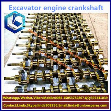 Crankshaft for mitsubishi excavator 4g63 aluminum forged steel diesel engine crankshaft MD187924/346022