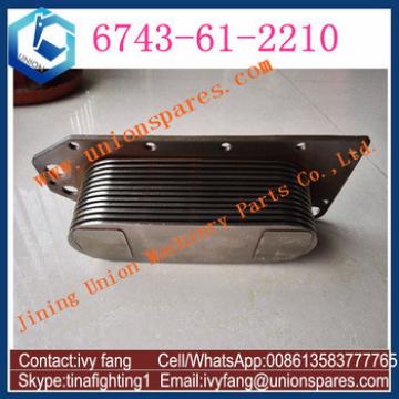 Engine 6D114 Oil Cooler Core 6743-61-2210 for Komatsu PC300-7 PC300-8