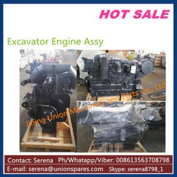 Excavator Engine Assembly, SAA6D102 engine assy for komatsu PC200-7