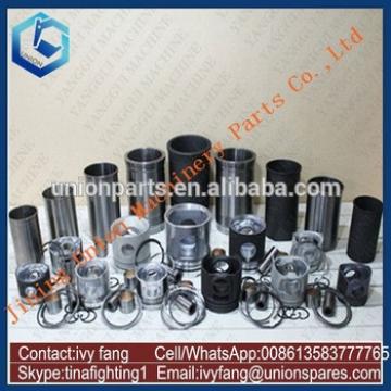 4BD1 Engine Cylinder Liner Kit Piston Piston Ring for Hitachi Excavator EX120-2