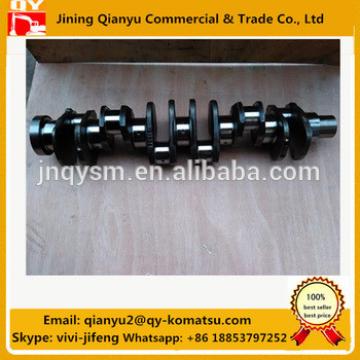 Construction machinery excavator crankshaft engine spare part 6C crankshaft