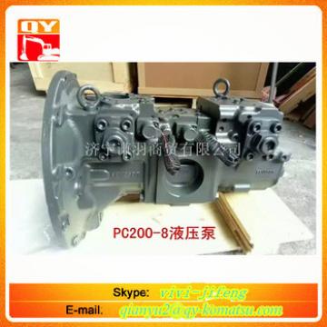 China supplier PC200-8 excavator spare parts hydraulic pump