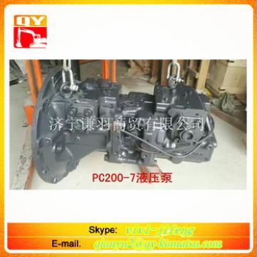 Machinery excavator spare parts PC200-7 hydraulic pump