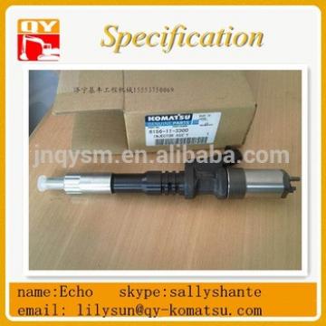 high quality excavator spare parts 6156-11-3300 fuel injector