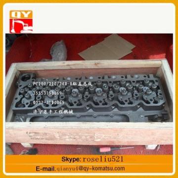 Excavator parts cylinder block cylinder head