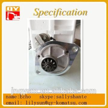 Genuine 6D34 engine starter motor for SK200-6 excavator