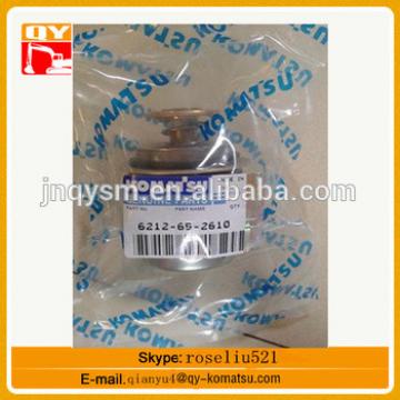 Genuine excavator engine parts 6212-65-2610 thermostat for 6D125E engine China supplier
