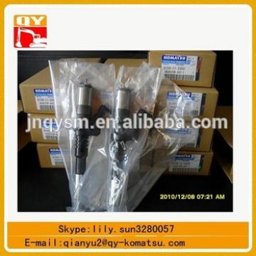 6D125 engine injector 6156-11-3300 for excavator spare parts