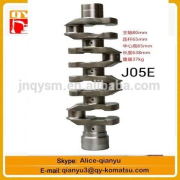 original and oem Loader bulldozer excavator Dump-truck engine parts JO5E VH134112281A crankshaft