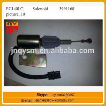 Fuel genuine EC140LC Engine stop solenoid shutoff valve 3991168 for excavator