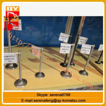 excavator engine intake valve for 6d95/6d102/6d107/6d114/6d125/6d170/6d155