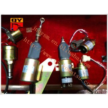 24V Fuel Stop Solenoid Valve,Diesel Fuel Shut Off Solenoid Valve, PC360-7