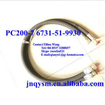 PC220-7 hydraulic oil pipe, hose PC200-7 6731-51-9930, excavator spare parts