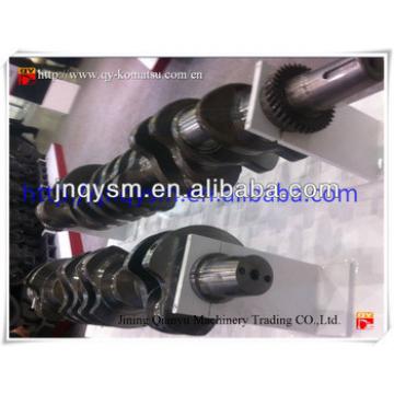 excavator engine crankshaft 6d125 engine crankshaft for pc400,6d108 forged steel crankshaft