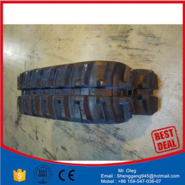 kubota excavator track pad, rubber track,400MM,600mm,450mm