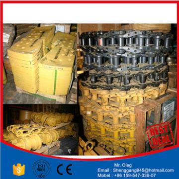 your excavator PC100-5 track chain Link shoe 202-32-00201 Track Roller 203-30-00140 Carrier Roller 203-30-53001