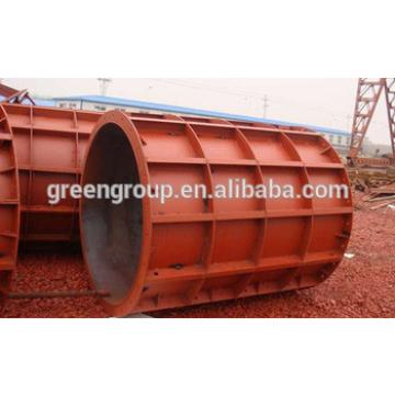 Steel Corner Formworks For Building Construction steel mold inspection wells, cement pipe steel mold, mold removable