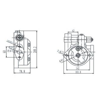 KYB gear pump KFP2217 2219 CLWSV, Kayaba KYB hydraulic gear pump pilot gear pump KYB