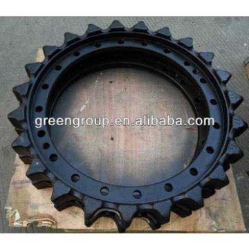 Kobelco SK120 excavator drive sprocket,front idler,SK40-2,SK200-8,SK45,SK50,SK60-6,SK100,SK75,SK130,SK90,SK80,SK135SR,SK330-5