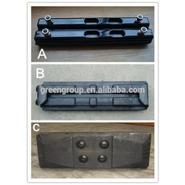 excavator rubber track pad, rubber track shoe for excavator parts