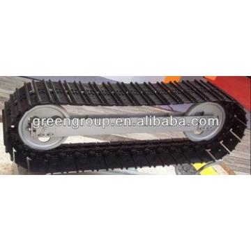 excavator undercarriage parts,rubber tracks,crawler assembly,track shoes,driving wheel,track roller,guide wheel,sprocket,bearing