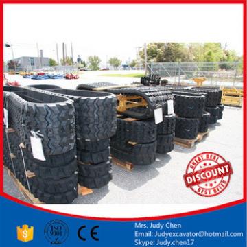 EX75 rubber track 450x81x76 EX50 EX55 rubber track pads 450x81x72 Rubber Track for Excavator EX60 EX75 EX80 EX85 JD70