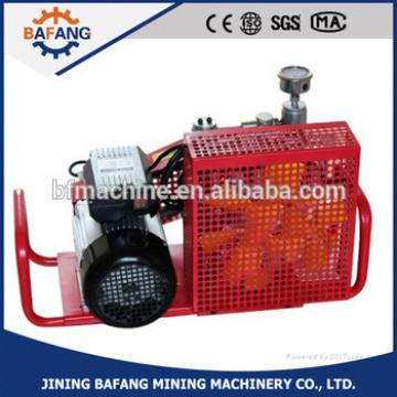 High pressure portable diving breathing air compressor