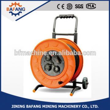 Mine socket cable reel with wheels