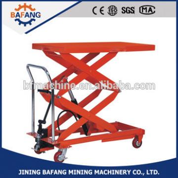 Mini manual hydraulicmobile scissor lift platform for sale