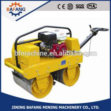 GX270 gasoline walk behind double drum road roller compactor