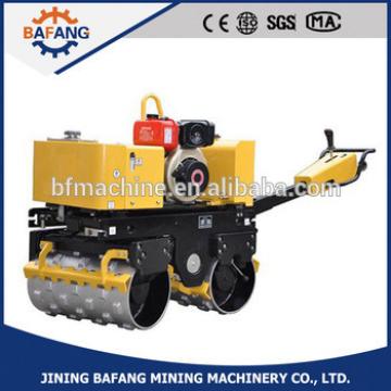 YLS600 walk behind double drum vibratory road roller