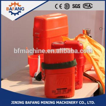 Portable oxygen self-rescuer for mining