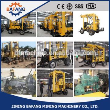 Hydraulic Support Trailer mounted drilling rig core drilling machine with wheels