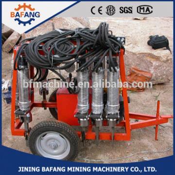 Removable hydraulic stone splitter / small Mine splitting machine for hot sale